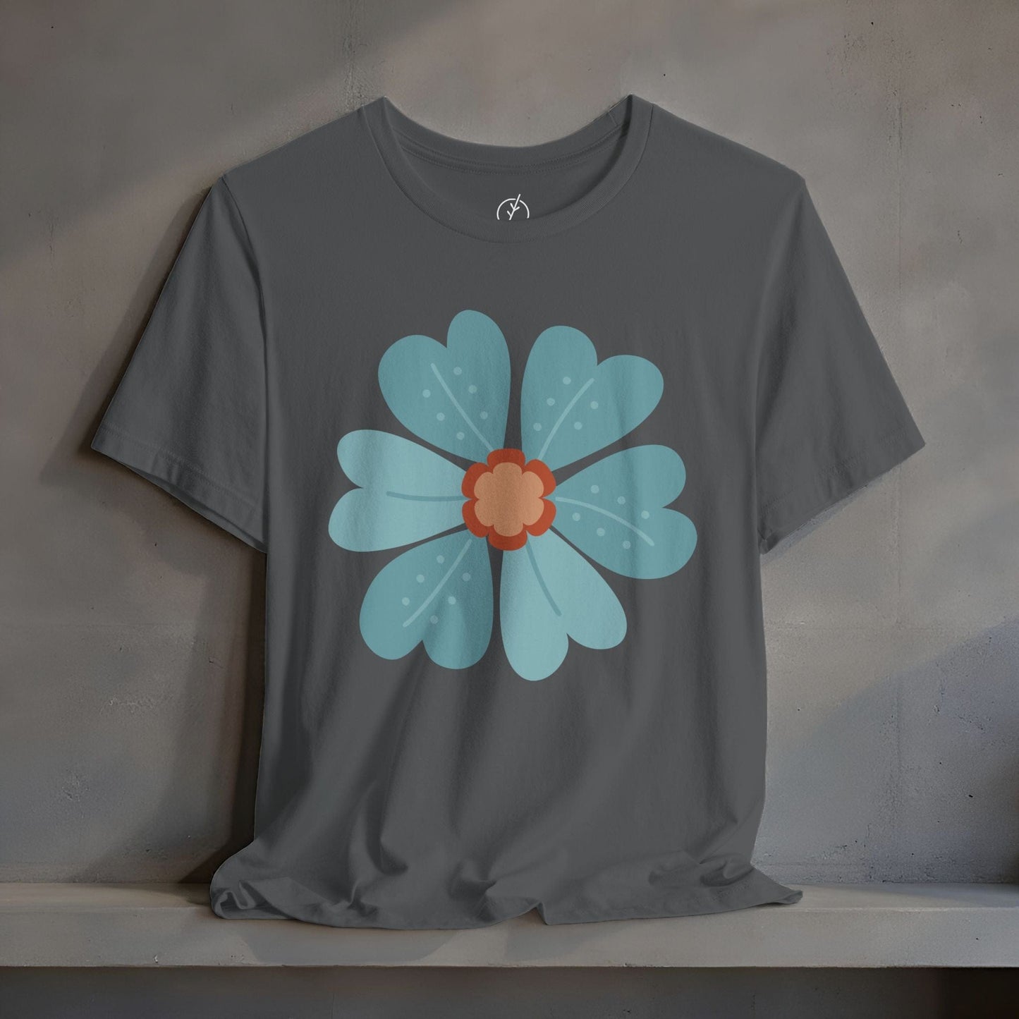 Teal Petal Medallion T-Shirt