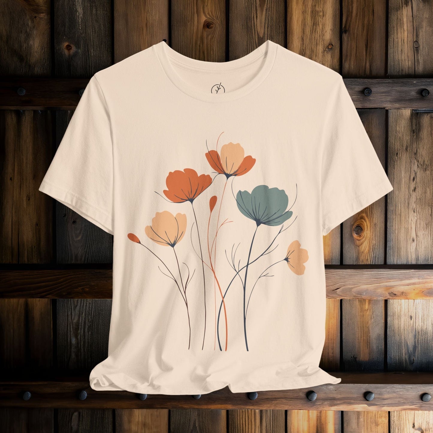 Airy Line Blossoms T-Shirt