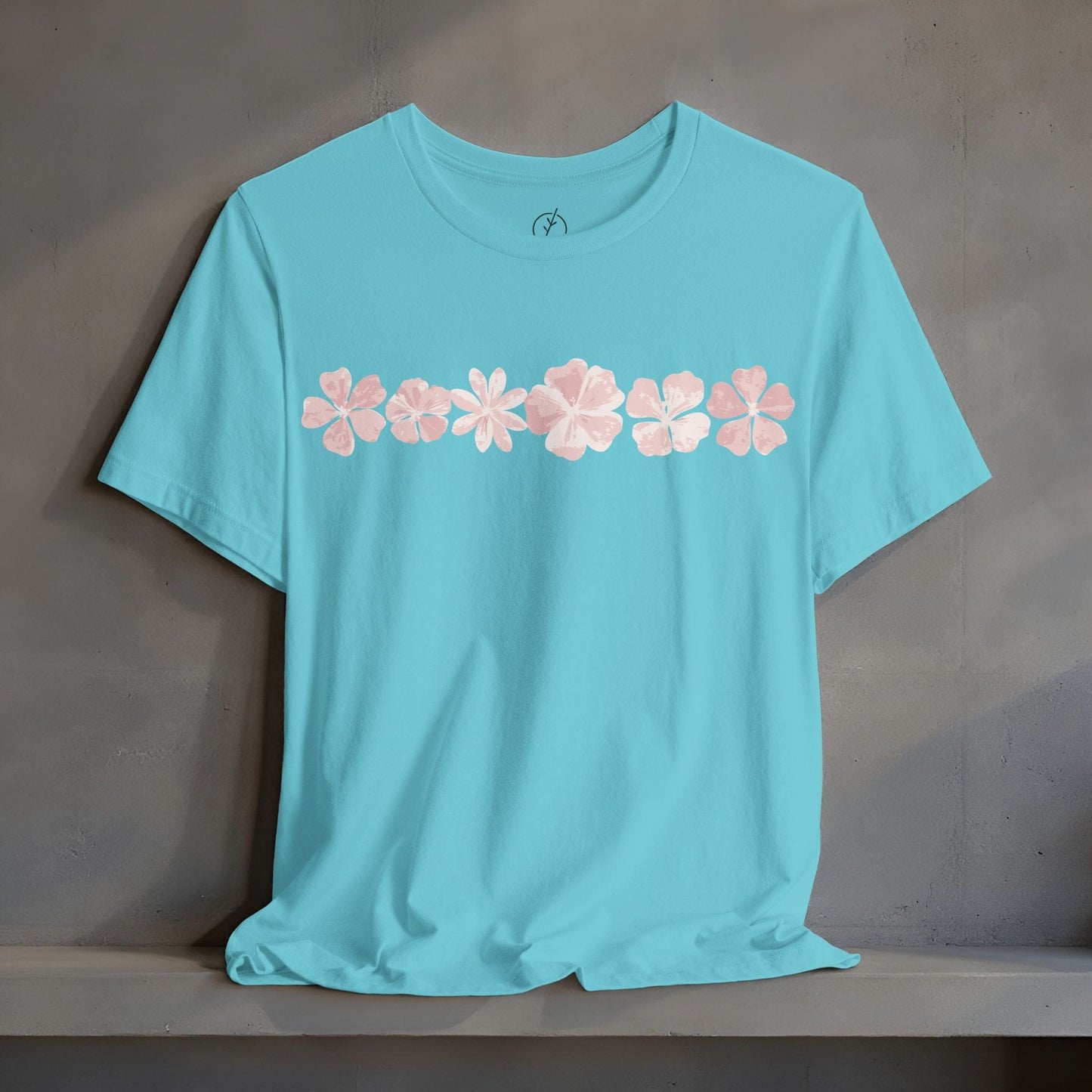 Blush Blossom Border T-Shirt
