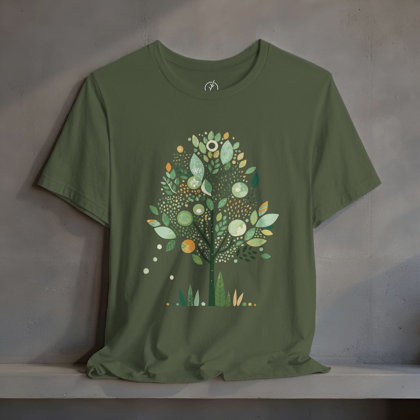 Mint Mosaic Tree T-Shirt