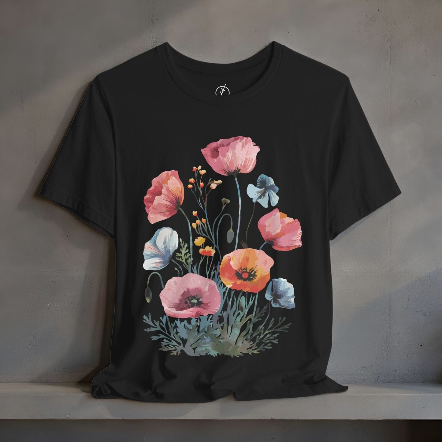 Pastel Poppy Bouquet T-Shirt
