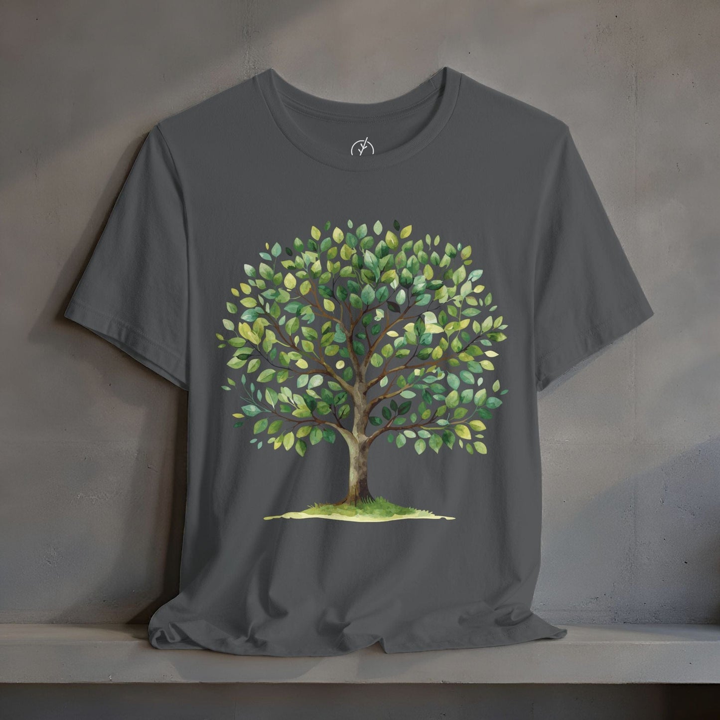 Verdant Watercolor Tree T-Shirt