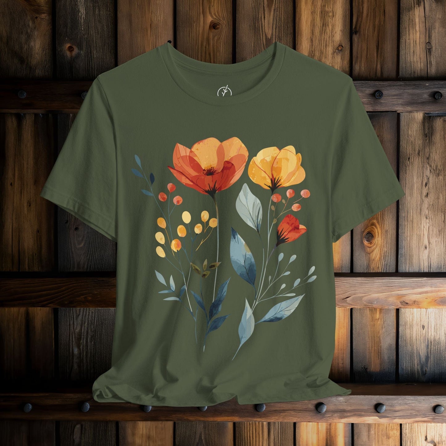 Saffron Bloom Sprigs T-Shirt