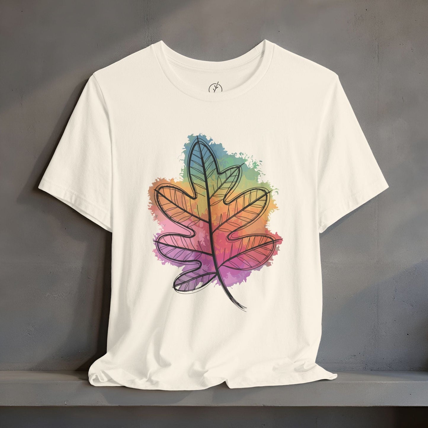 Rainbow Oak Leaf T-Shirt
