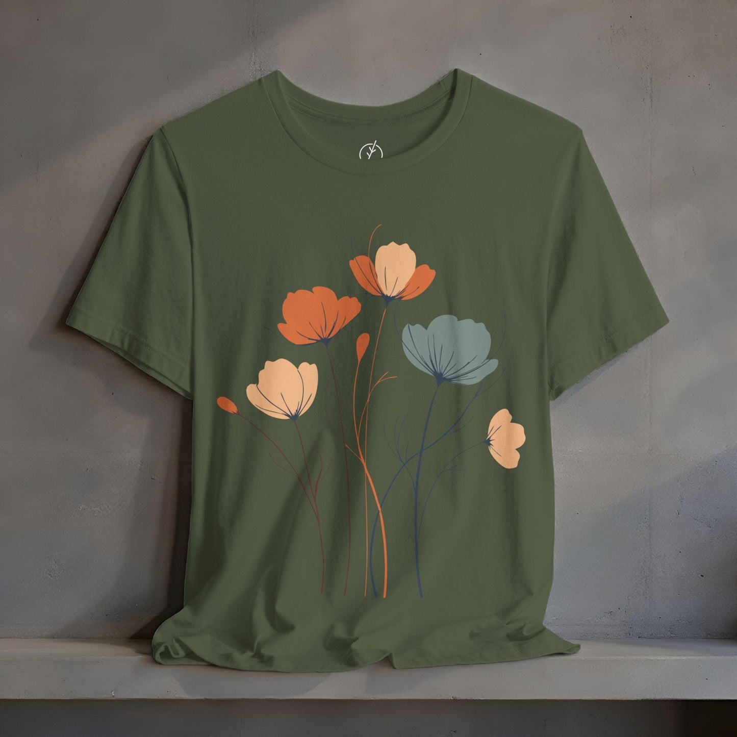 Airy Line Blossoms T-Shirt