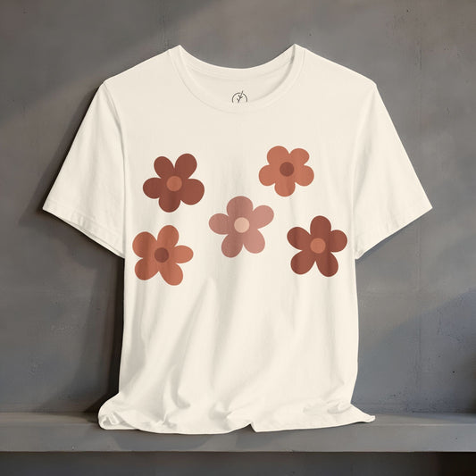 Terracotta Daisy Dots T-Shirt