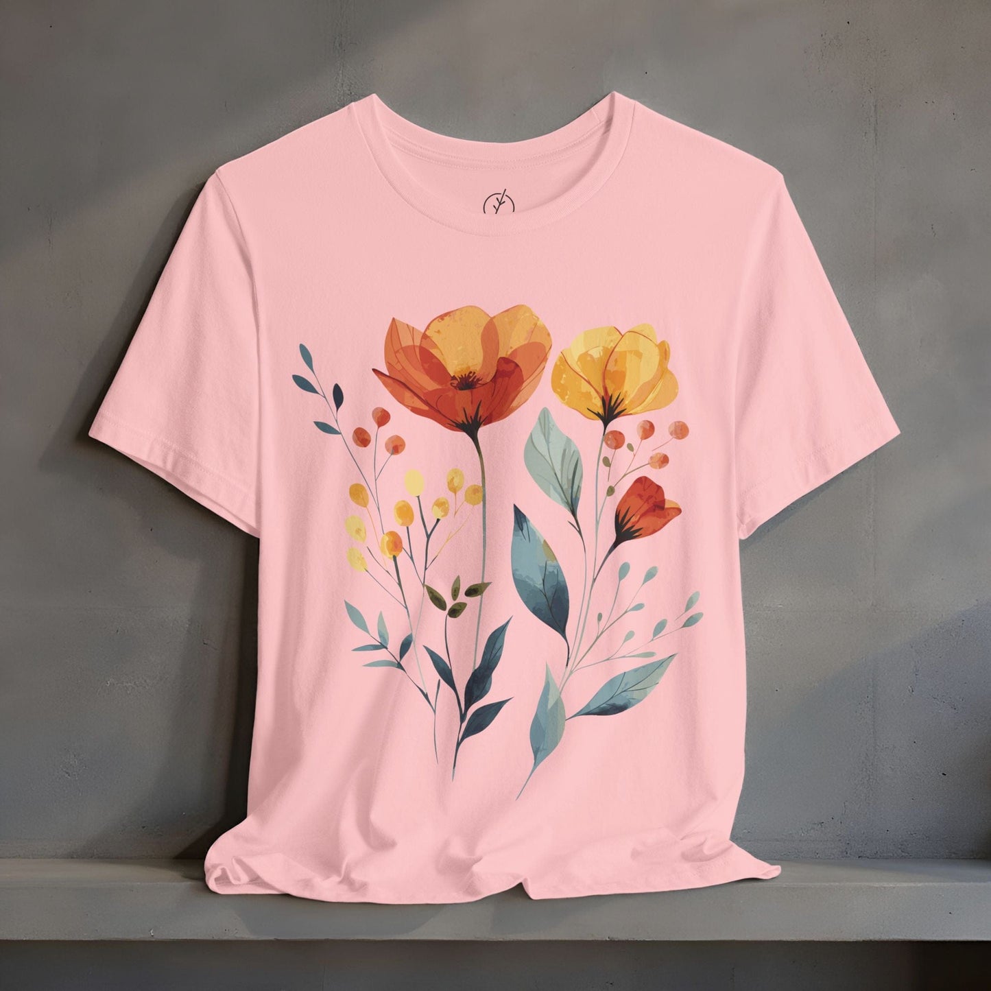 Saffron Bloom Sprigs T-Shirt