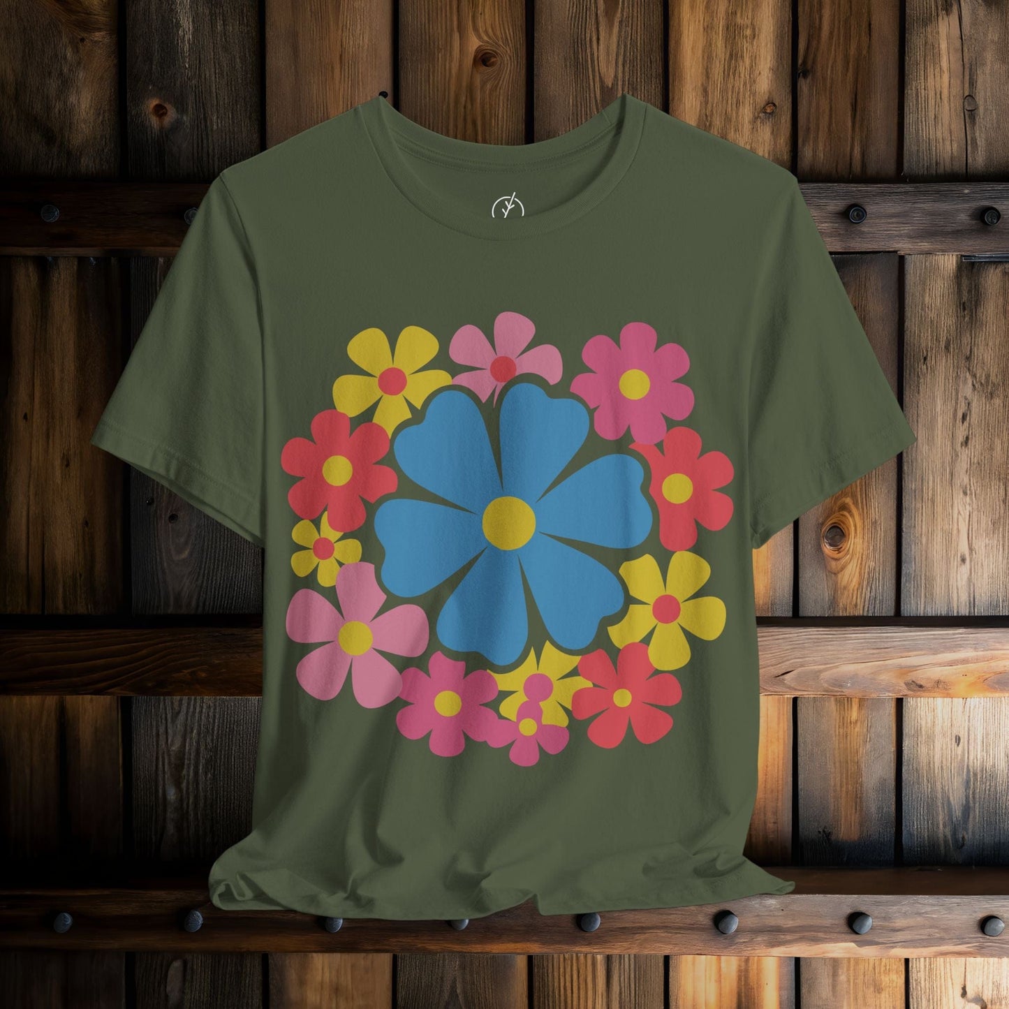 Flower Power Daisy Circle T-Shirt