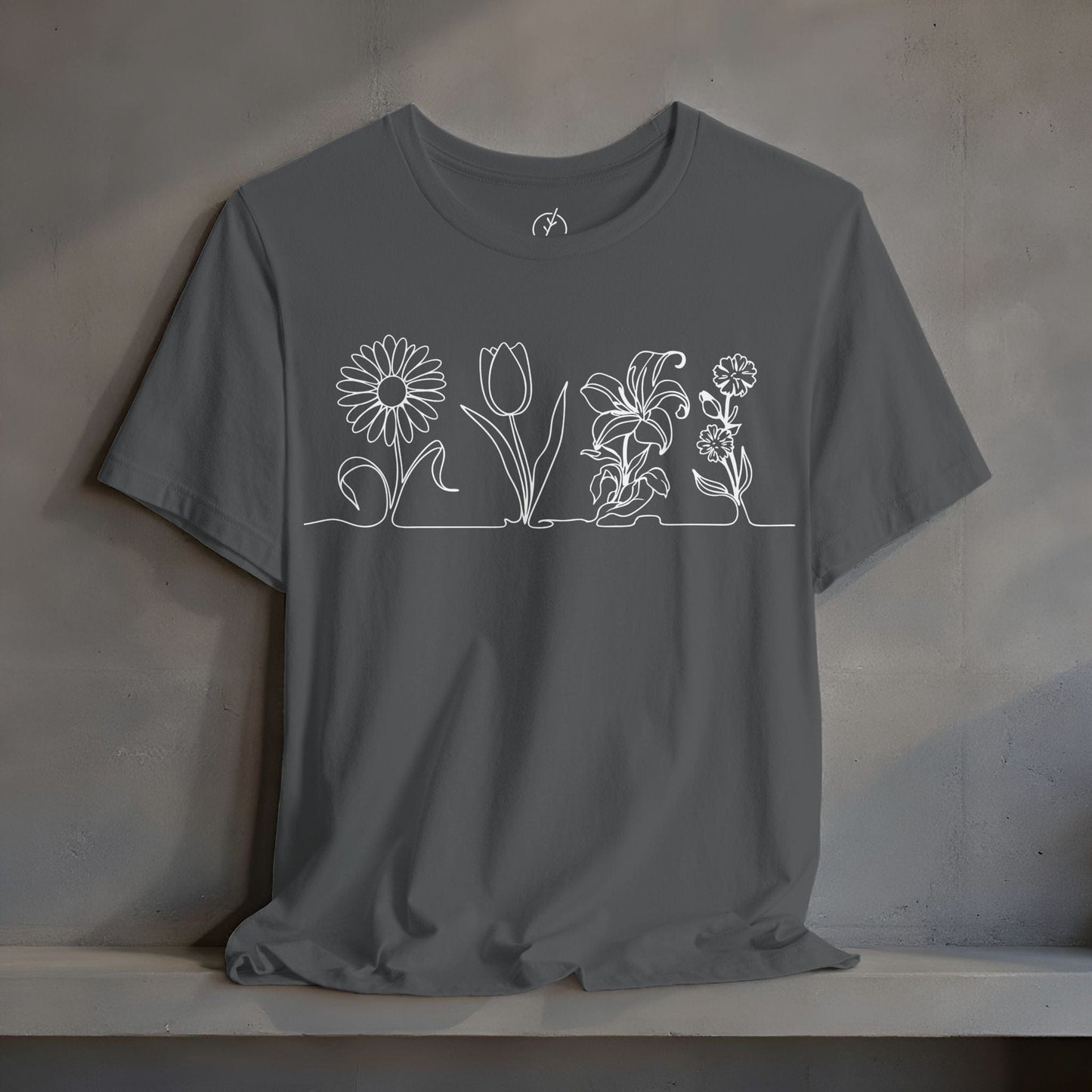 One Line Florals T-Shirt