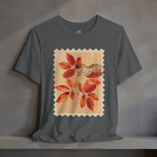 Autumn Postage Stamp T-Shirt