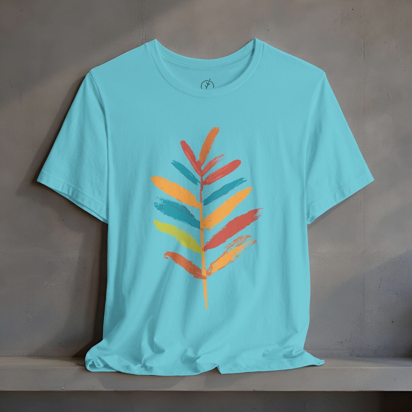 Rainbow Brush Leaf T-Shirt