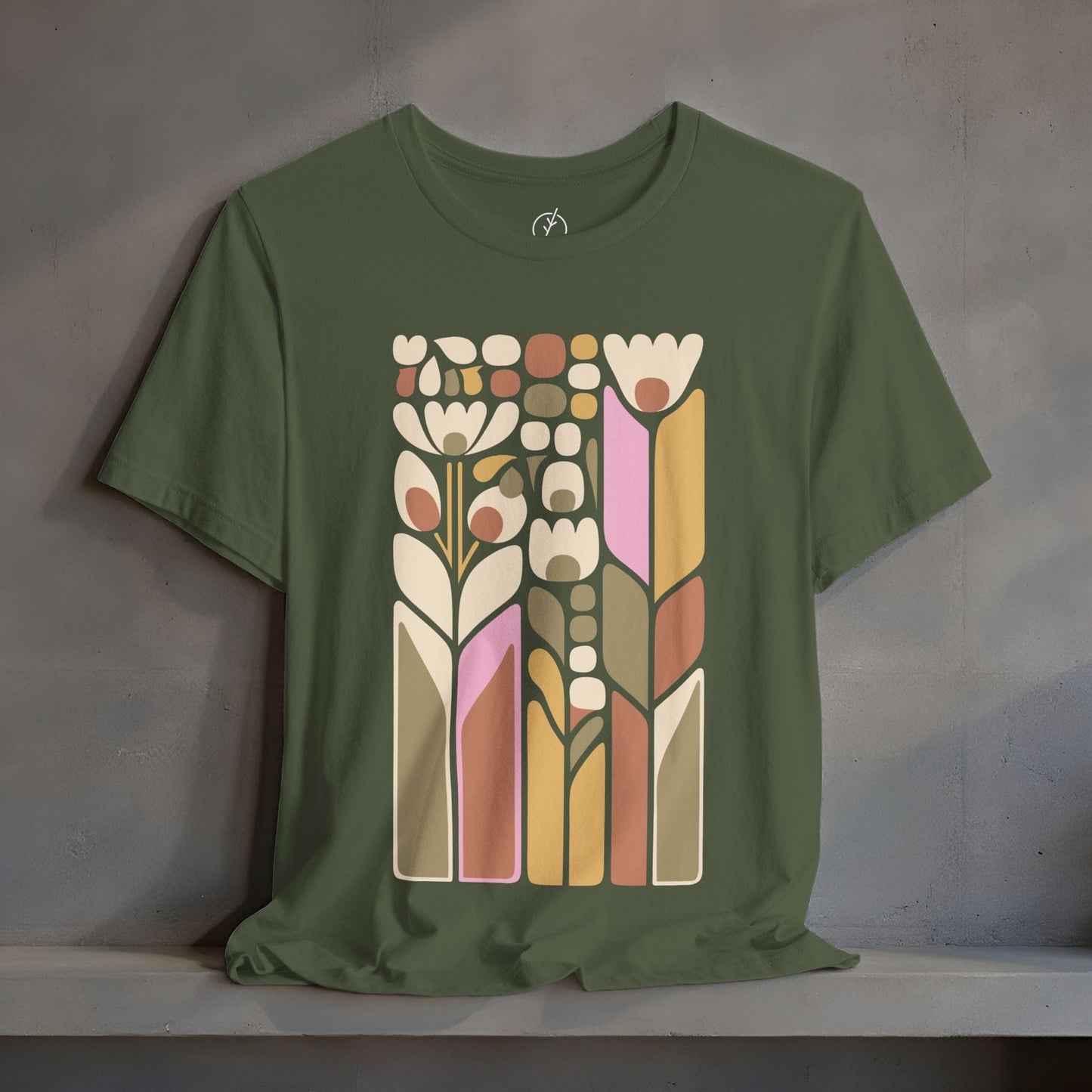 Pastel Mod Garden T-Shirt