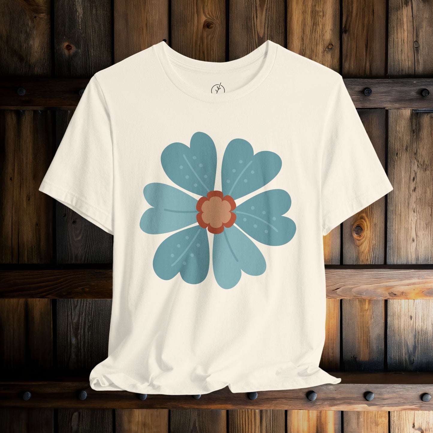 Teal Petal Medallion T-Shirt