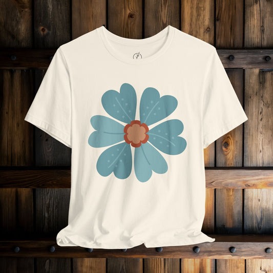 Teal Petal Medallion T-Shirt