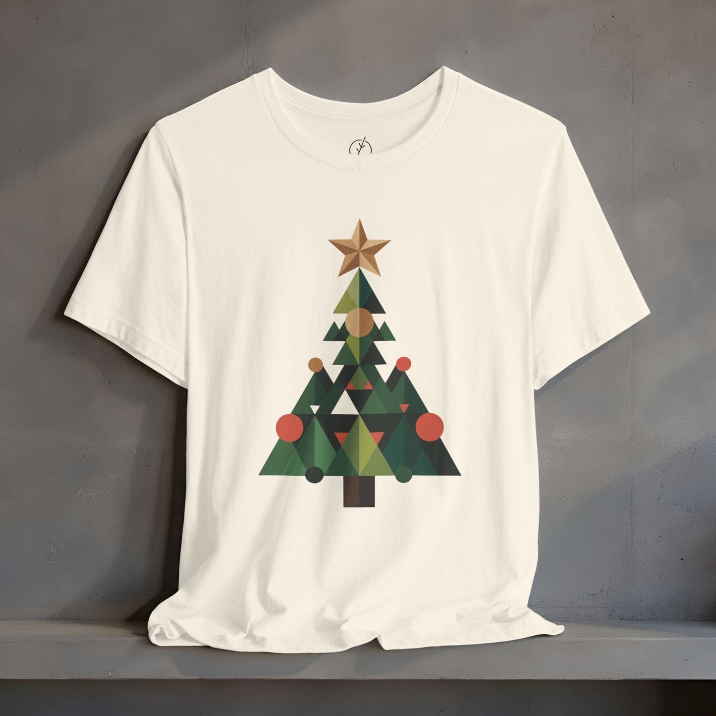 Geometric Star Tree T-Shirt