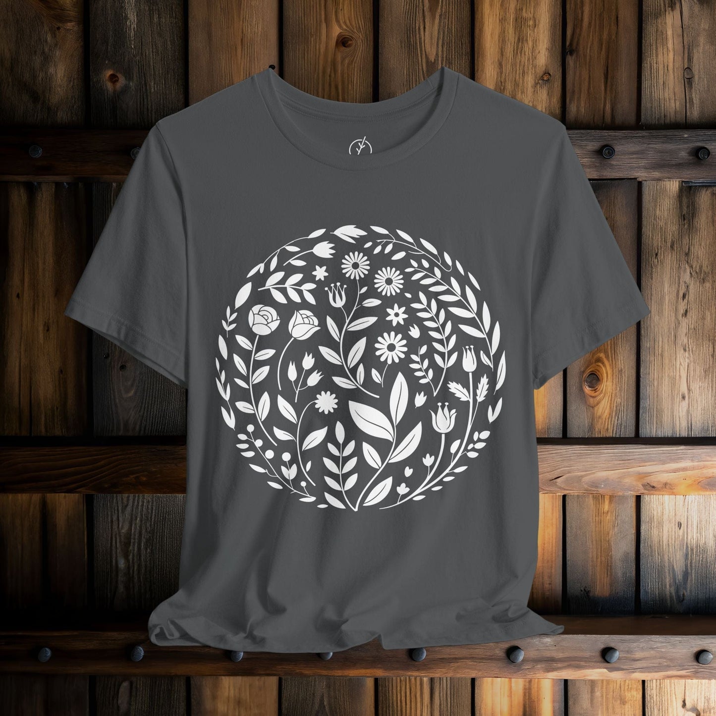 Inked Botanical Circle T-Shirt