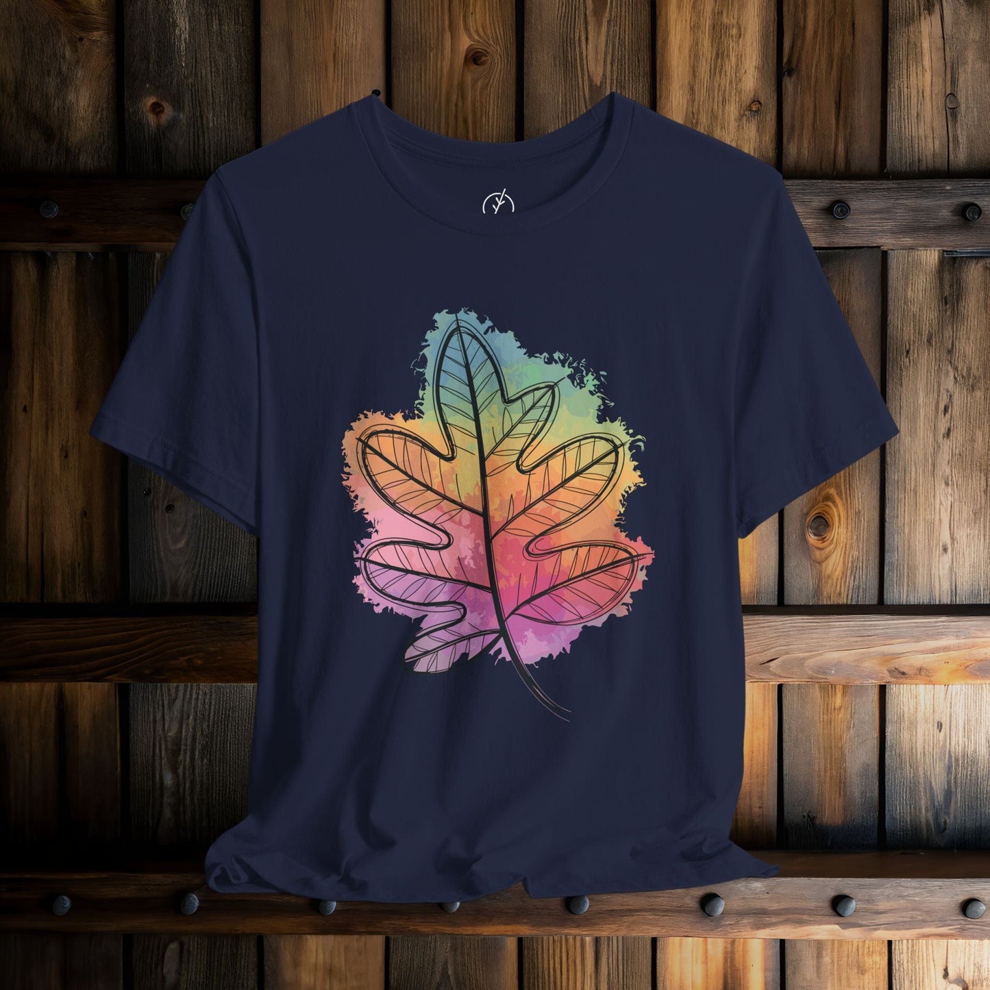 Rainbow Oak Leaf T-Shirt