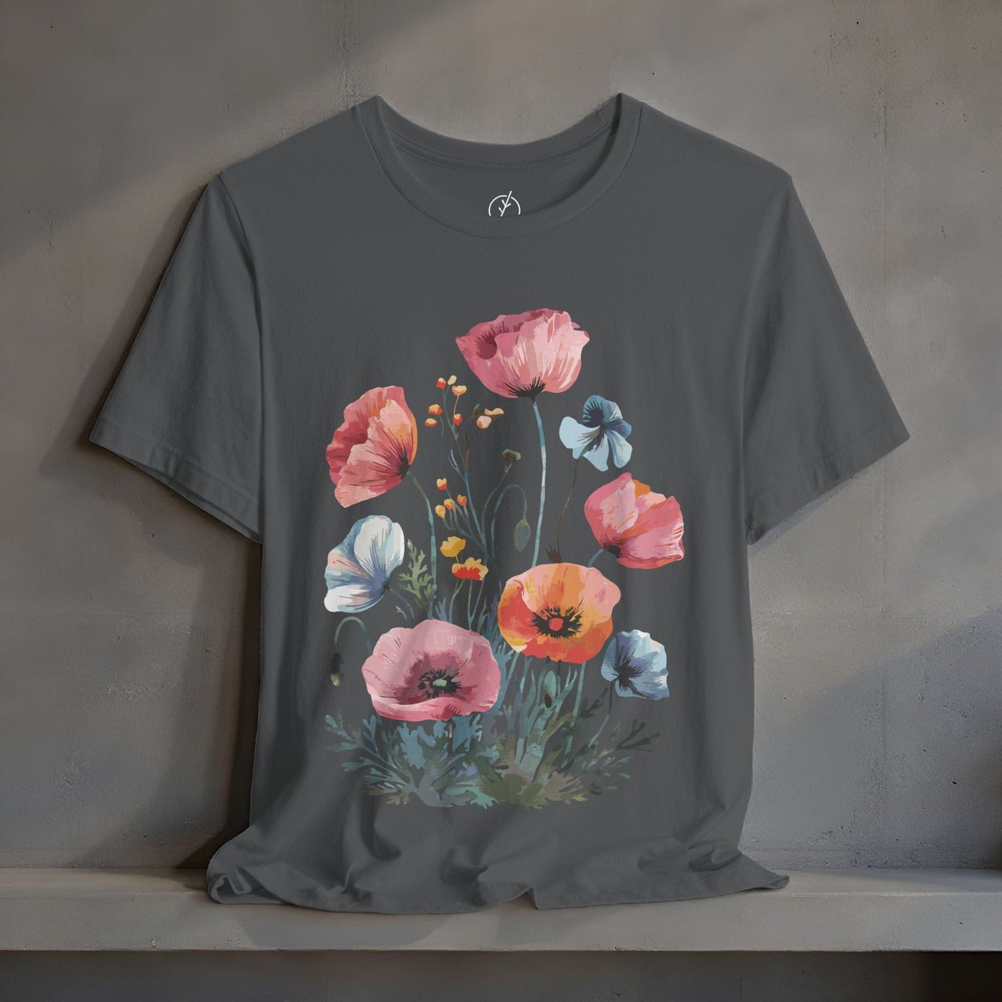 Pastel Poppy Bouquet T-Shirt