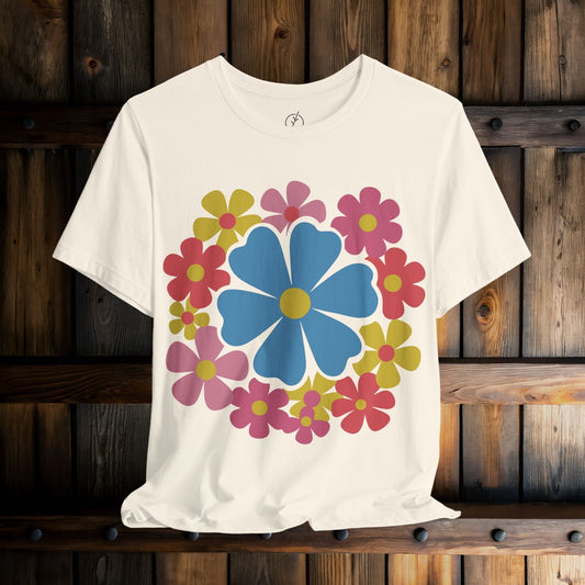 Flower Power Daisy Circle T-Shirt