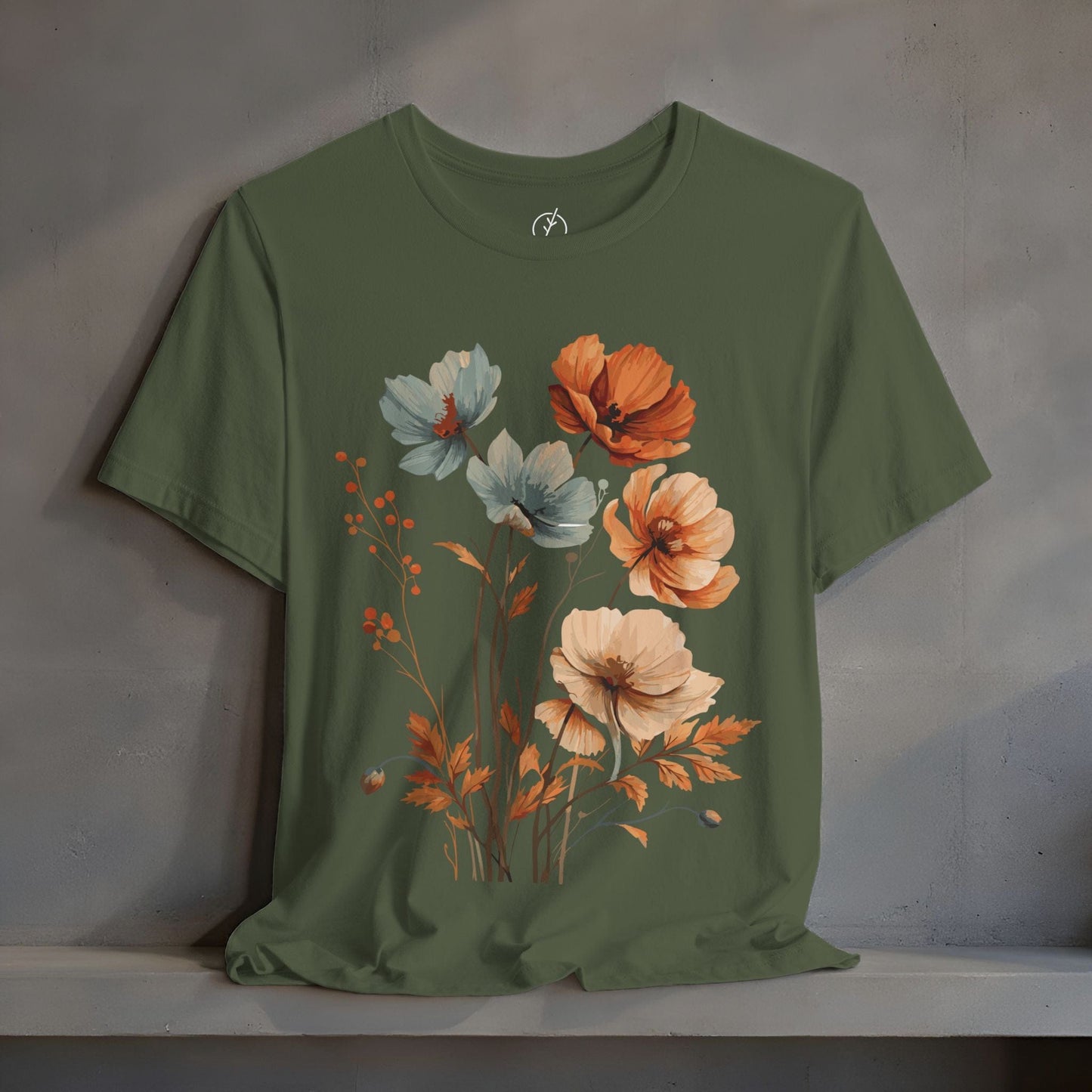 Terracotta Poppy Spray T-Shirt