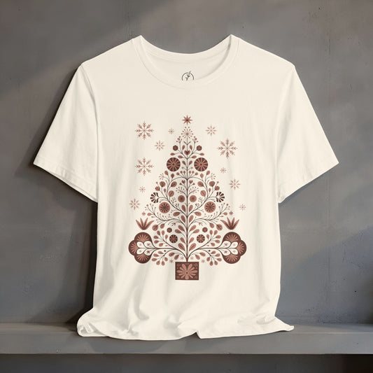 Scandi Folk Tree T-Shirt