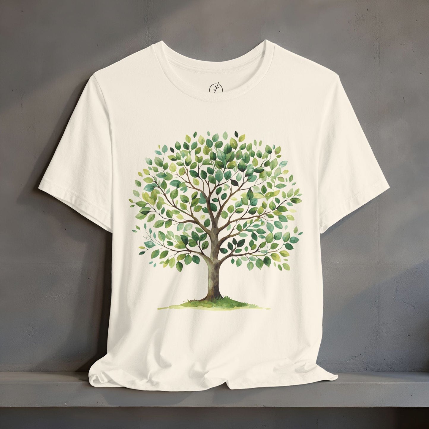 Verdant Watercolor Tree T-Shirt