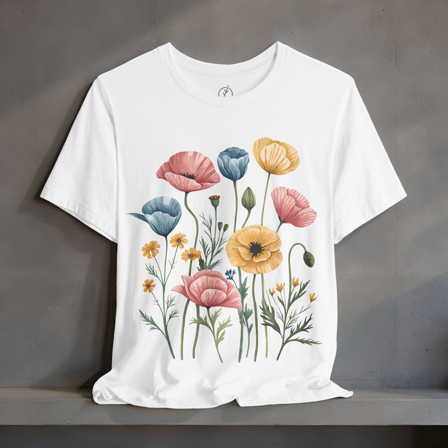 Sunny Poppy Garden T-Shirt