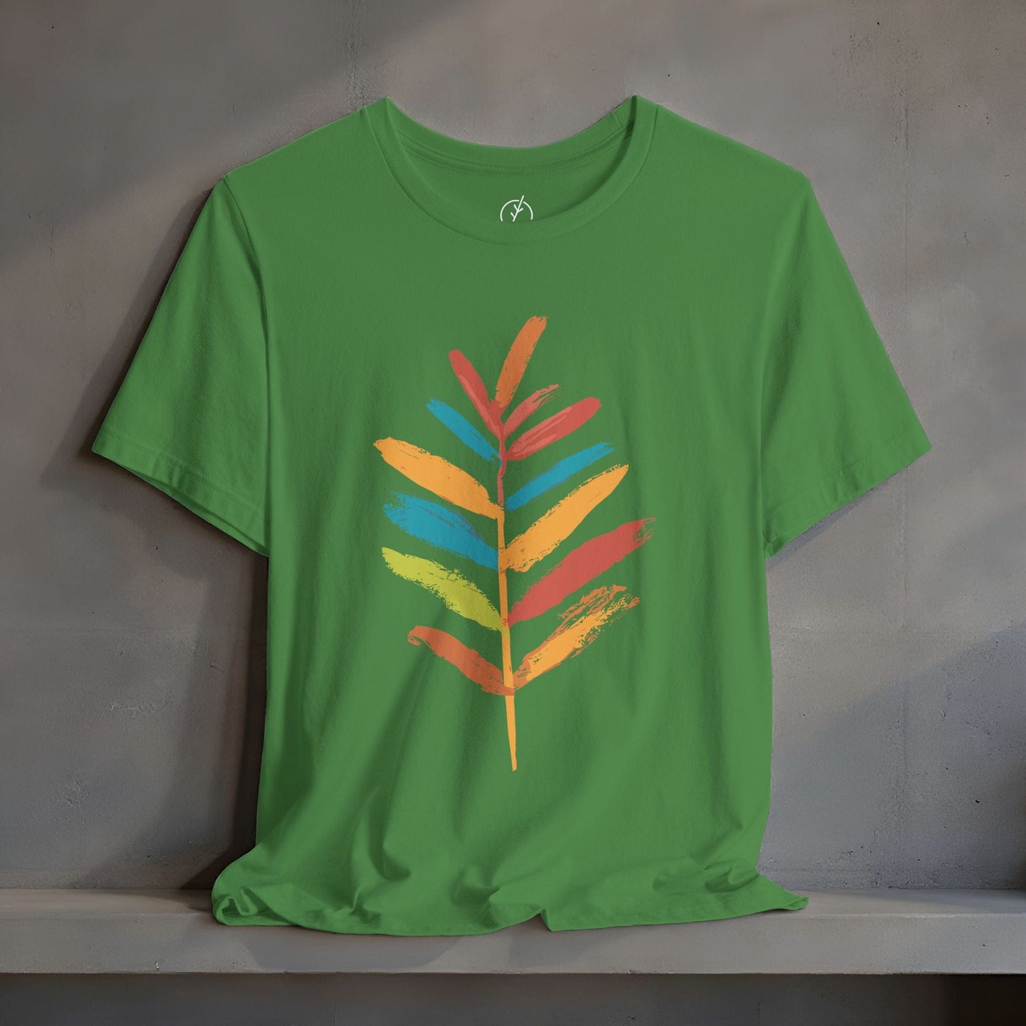 Rainbow Brush Leaf T-Shirt
