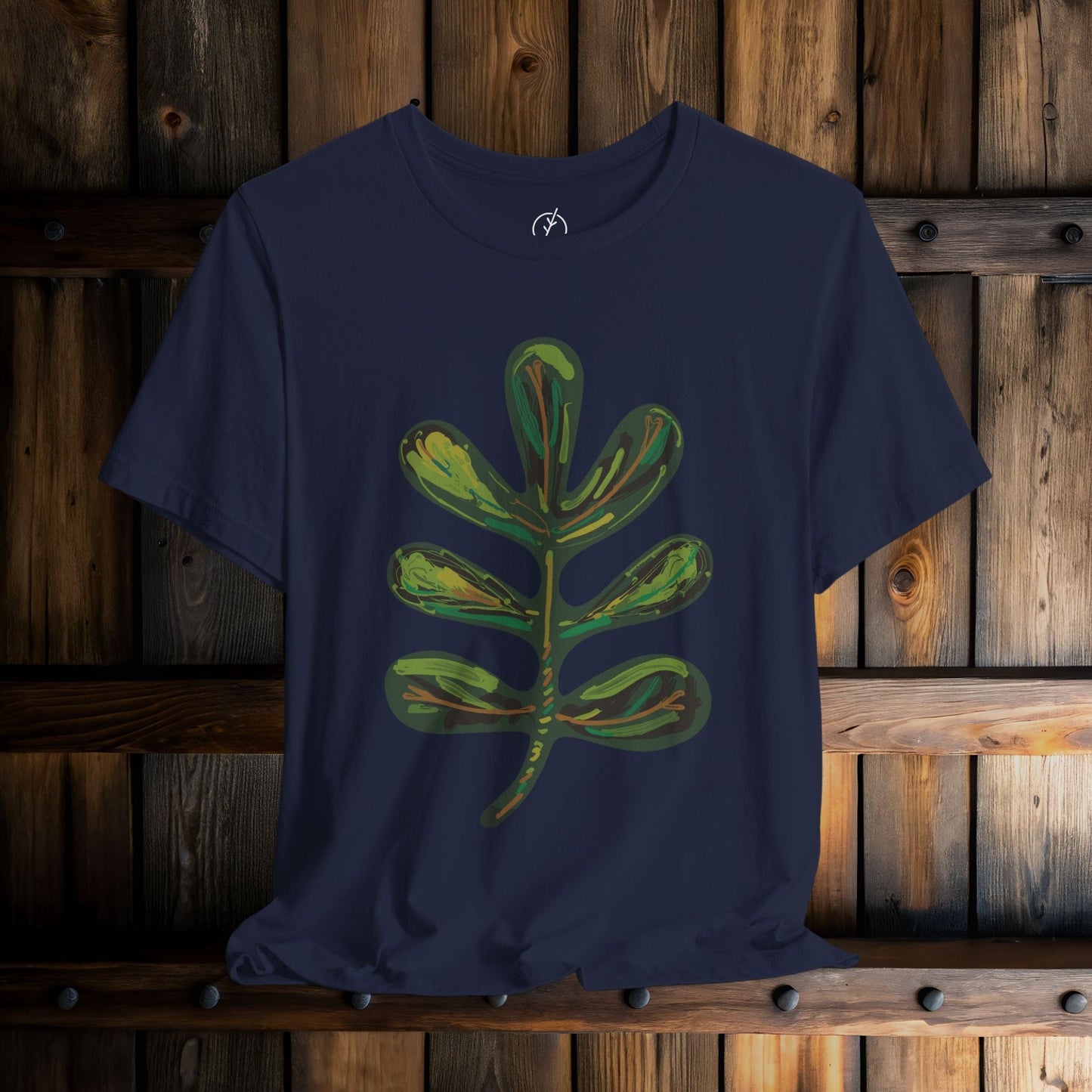 Verdant Totem Leaf T-Shirt