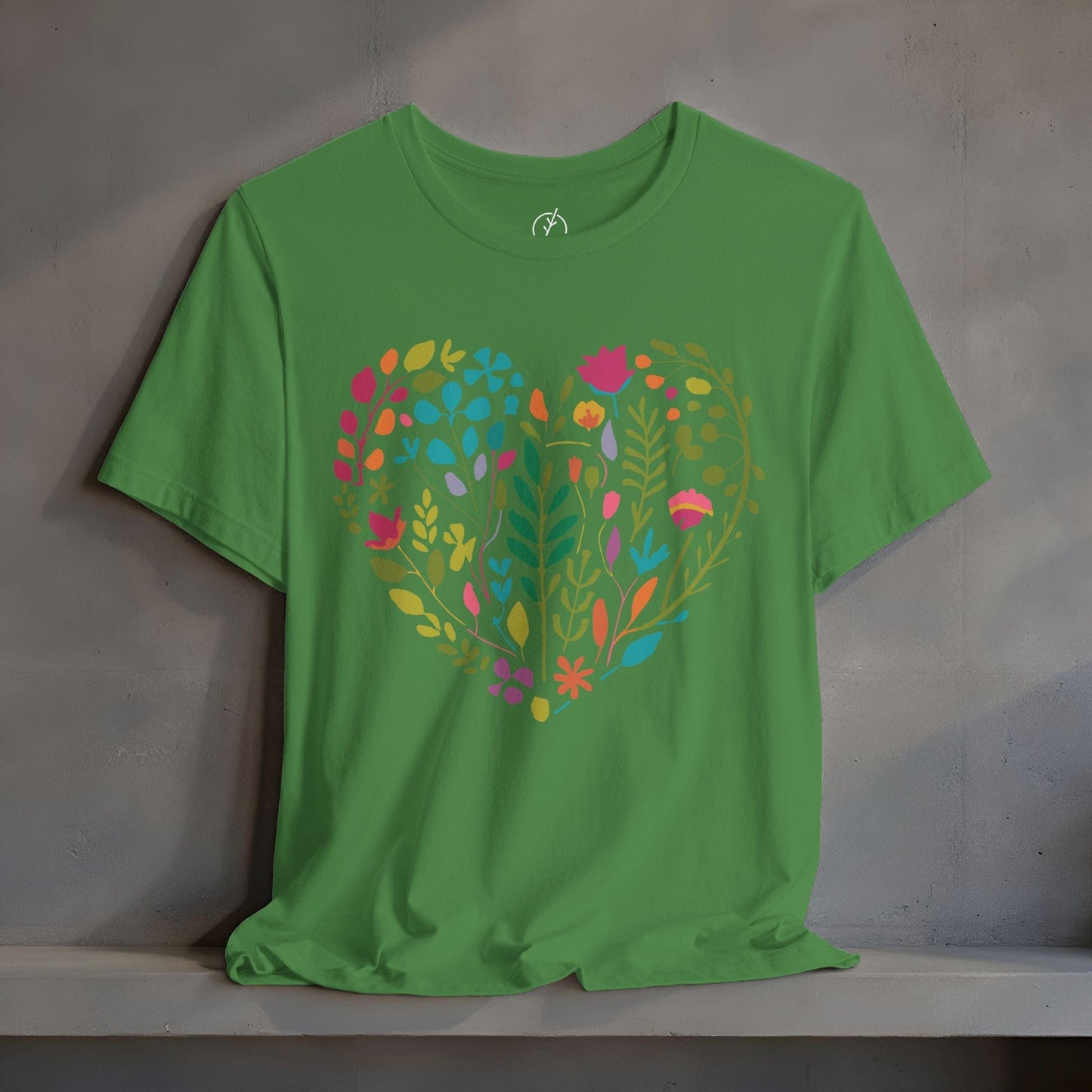 Boho Floral Heart T-Shirt