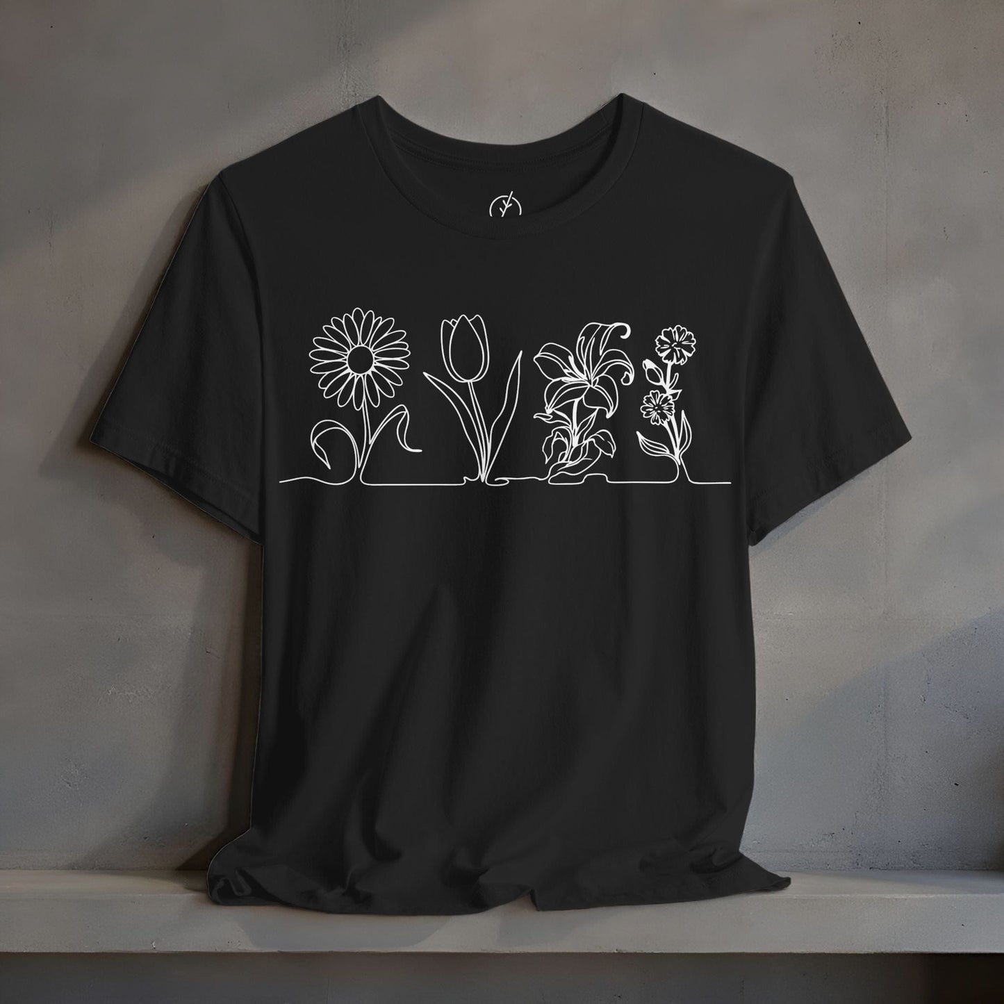 One Line Florals T-Shirt