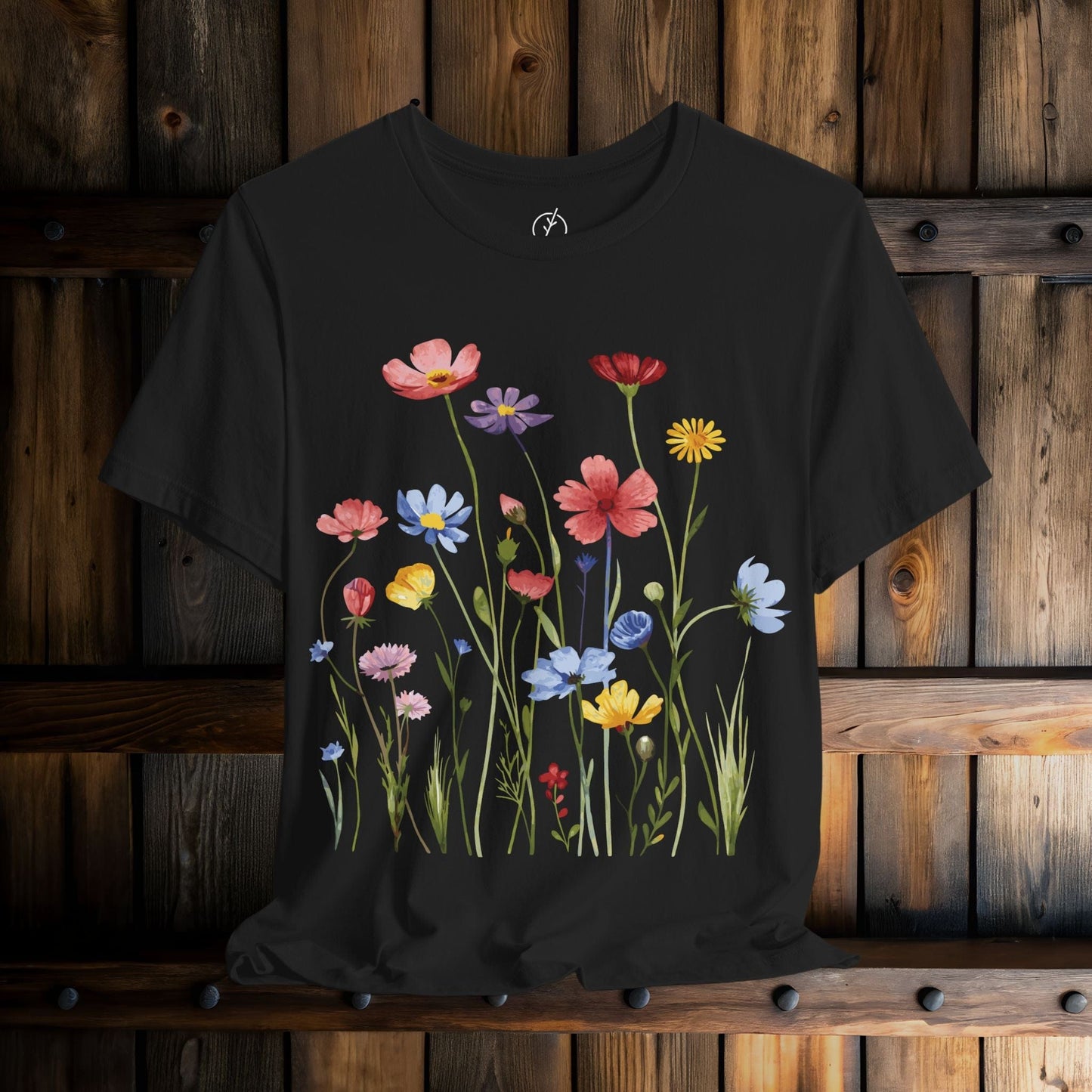 Rainbow Meadow Blooms T-Shirt