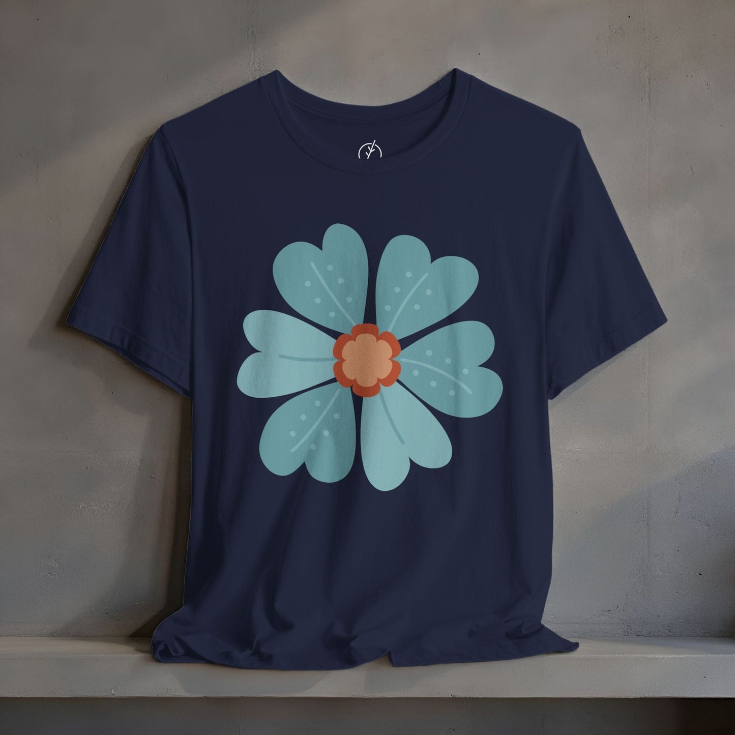 Teal Petal Medallion T-Shirt