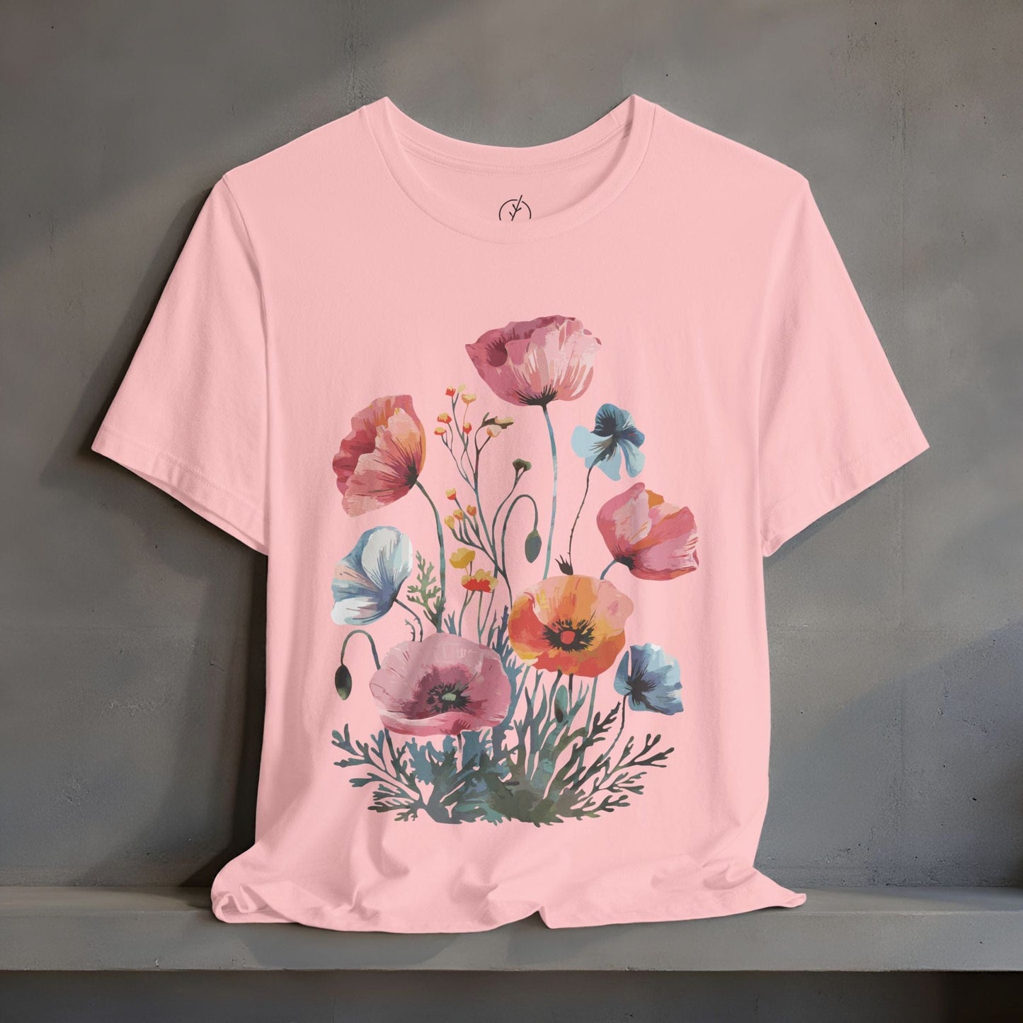 Pastel Poppy Bouquet T-Shirt