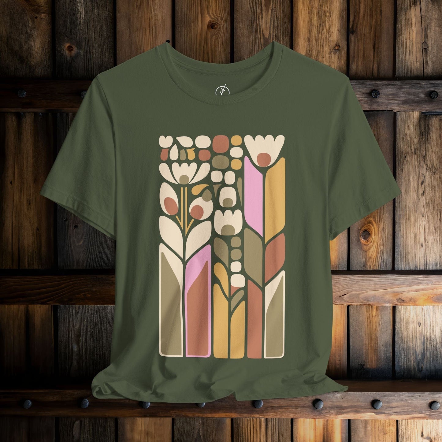 Pastel Mod Garden T-Shirt
