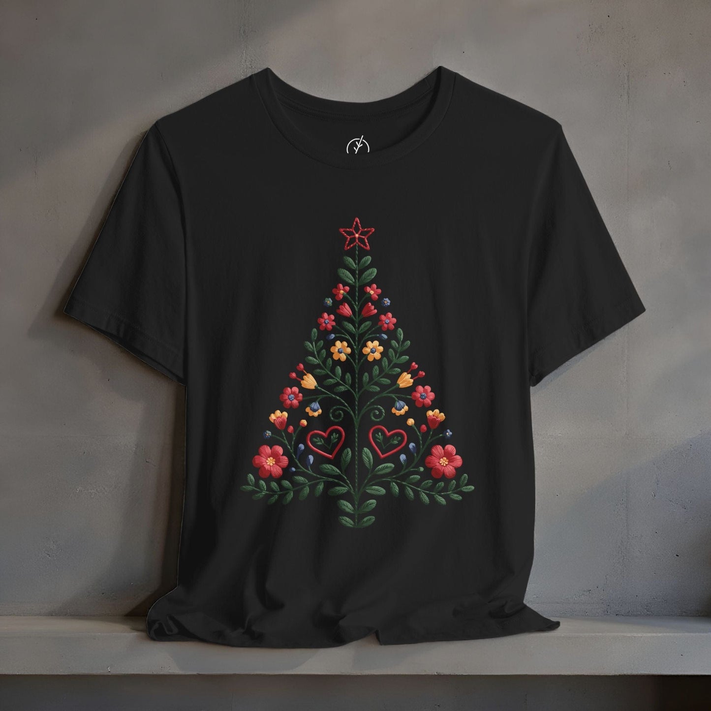 Folk Hearts Tree T-Shirt