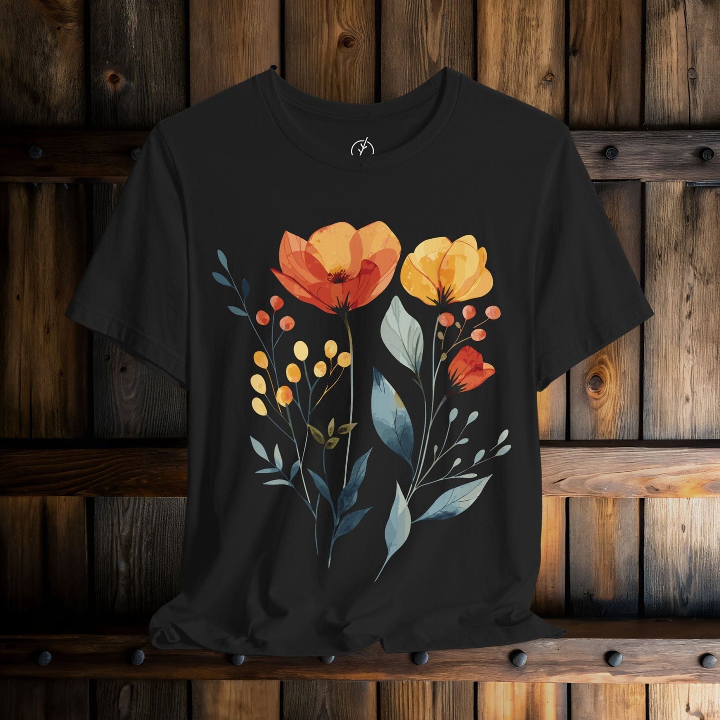 Saffron Bloom Sprigs T-Shirt