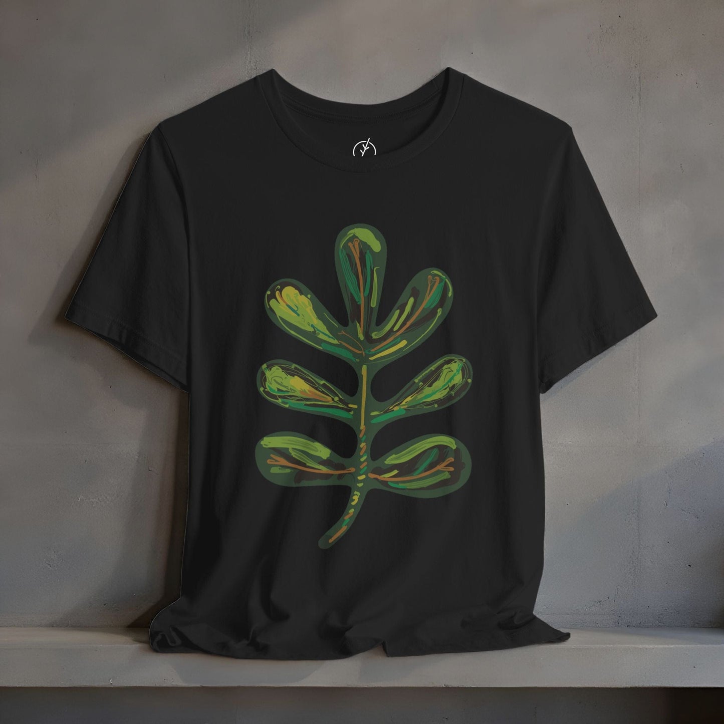 Verdant Totem Leaf T-Shirt