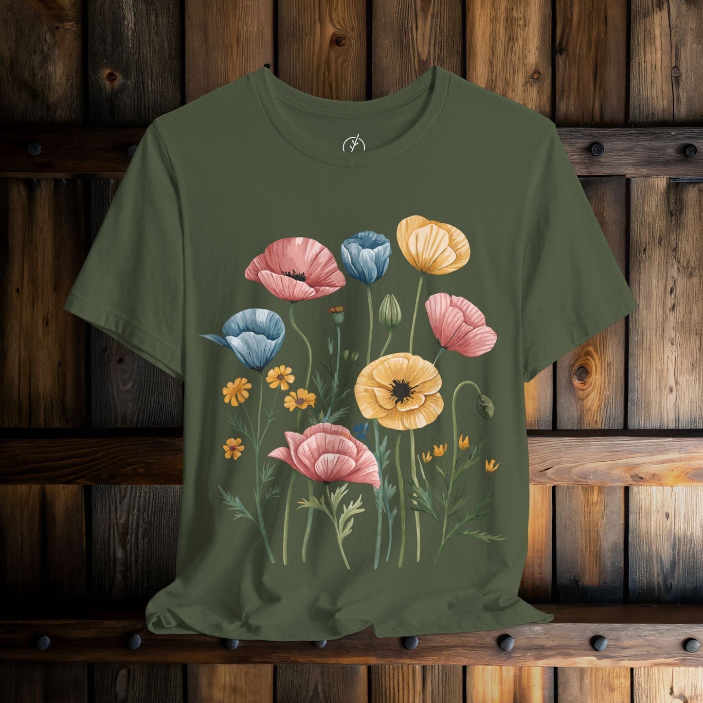 Sunny Poppy Garden T-Shirt