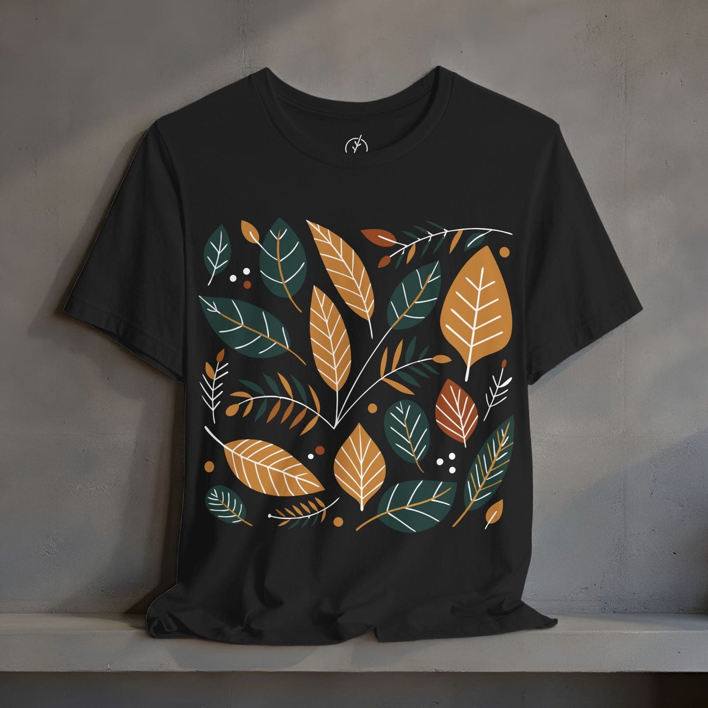 Autumn Leaf Pattern T-Shirt