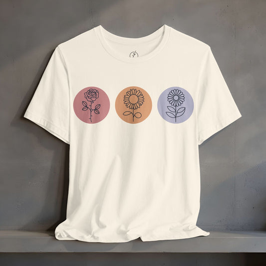 Floral Icon Trio T-Shirt