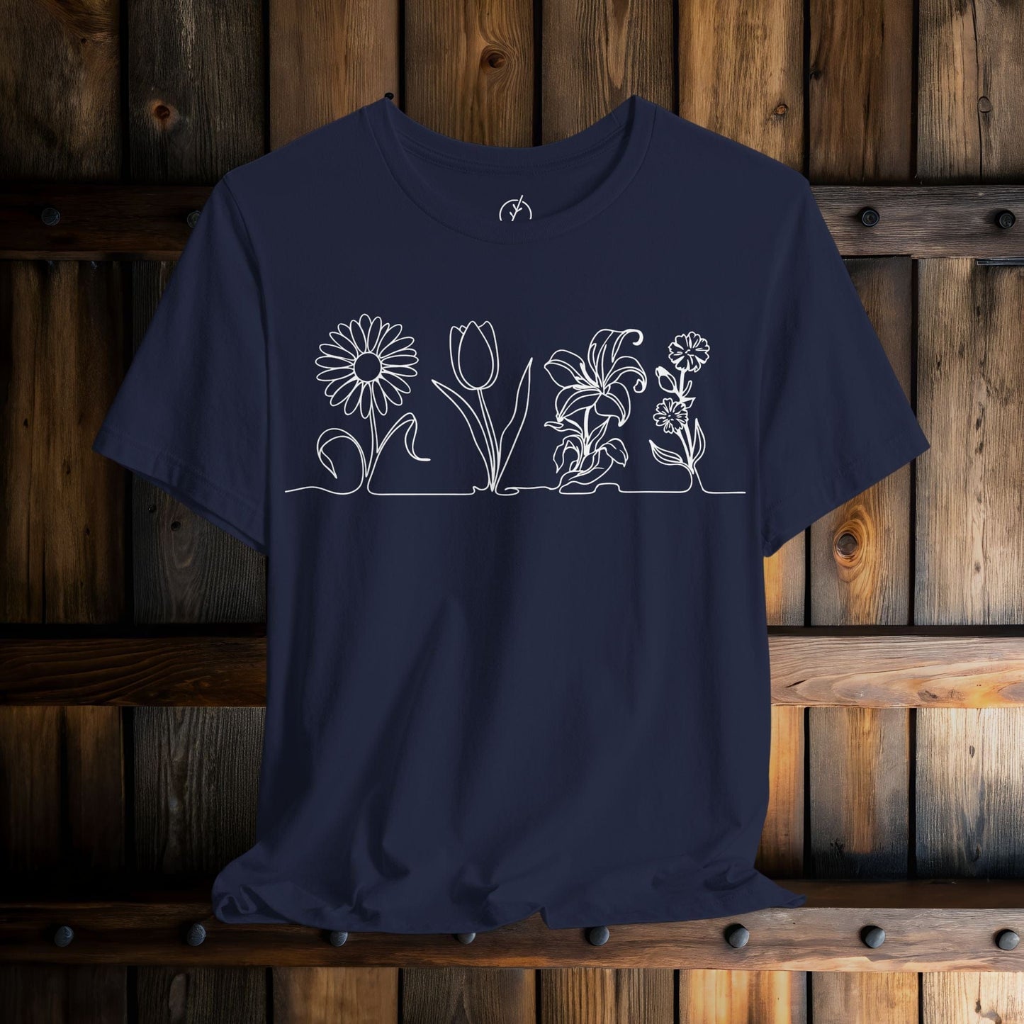 One Line Florals T-Shirt