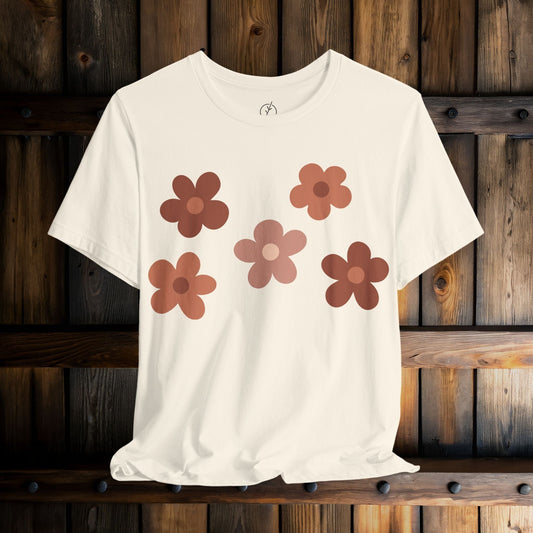 Terracotta Daisy Dots T-Shirt