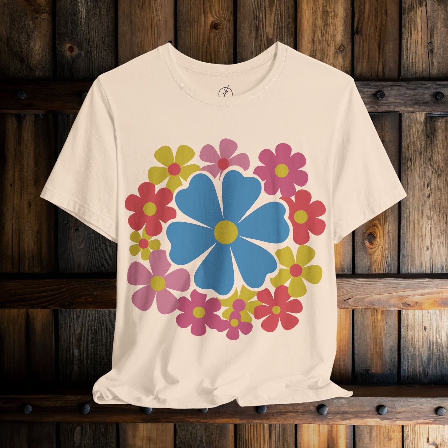 Flower Power Daisy Circle T-Shirt