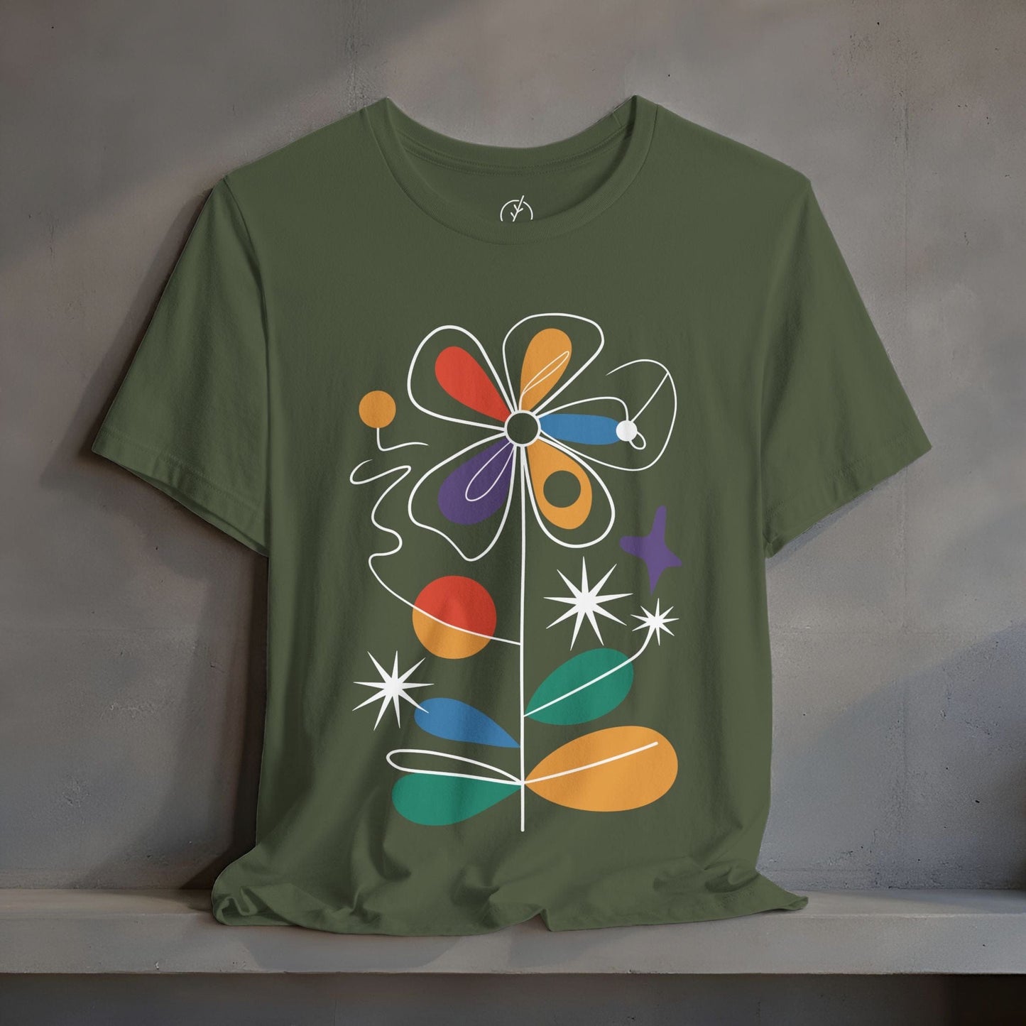 Retro Atomic Bloom T-Shirt