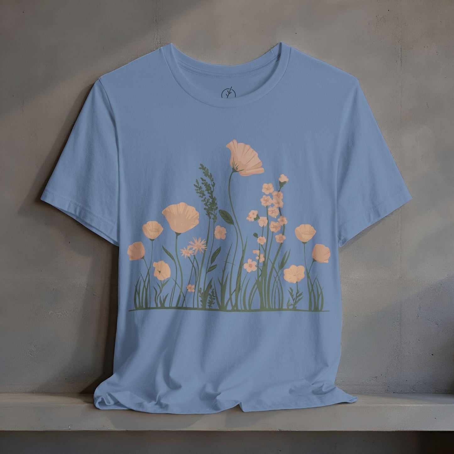 Blush Meadow Border T-Shirt