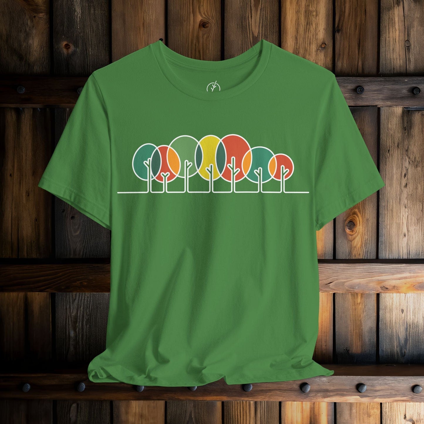 Retro Circle Trees T-Shirt