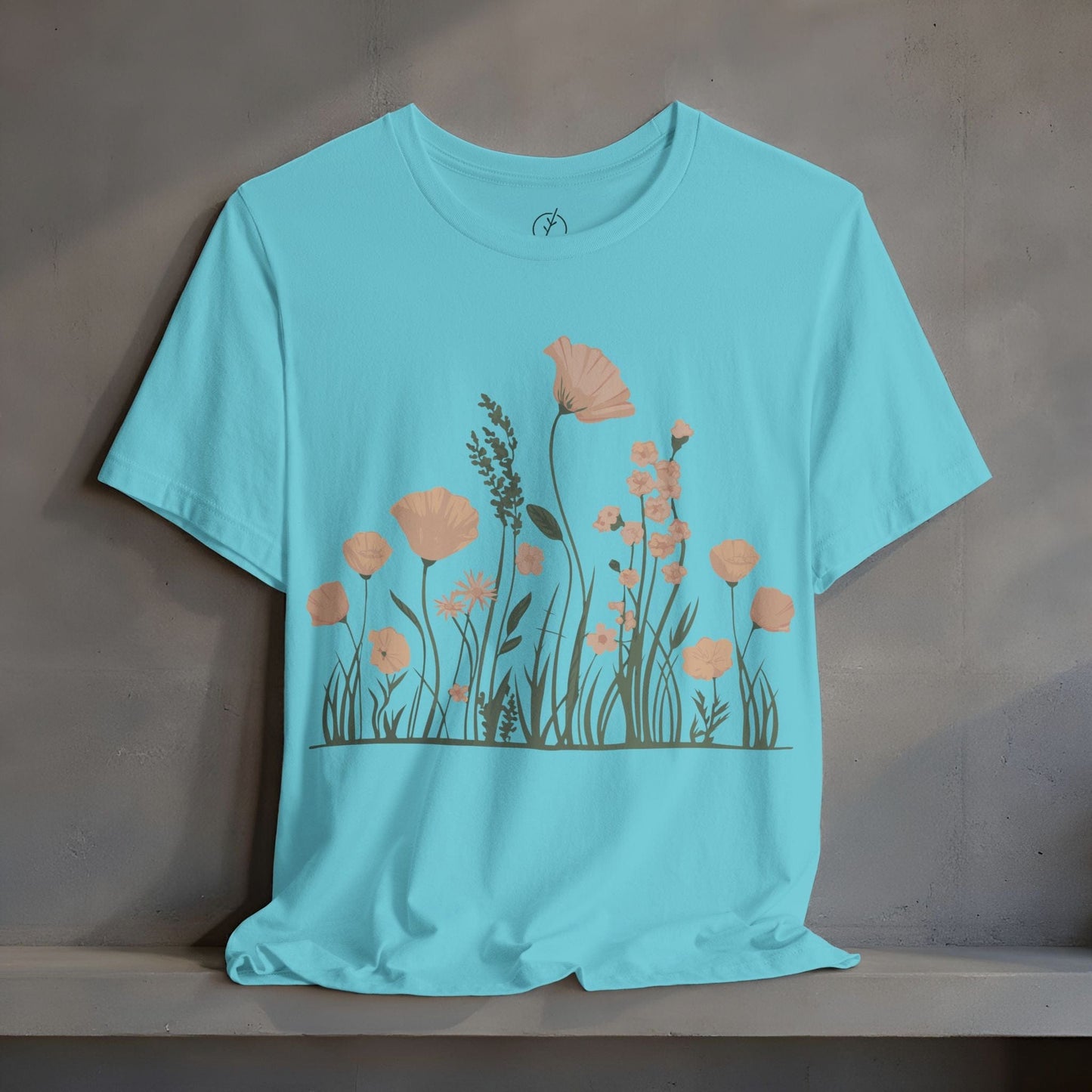 Blush Meadow Border T-Shirt