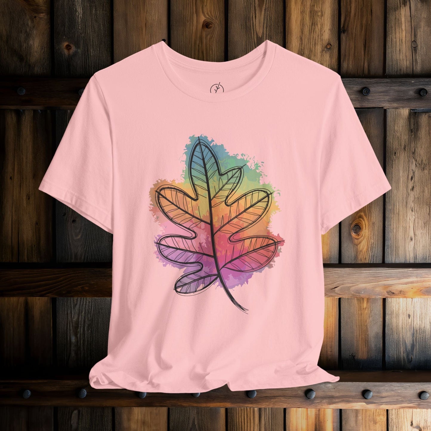 Rainbow Oak Leaf T-Shirt