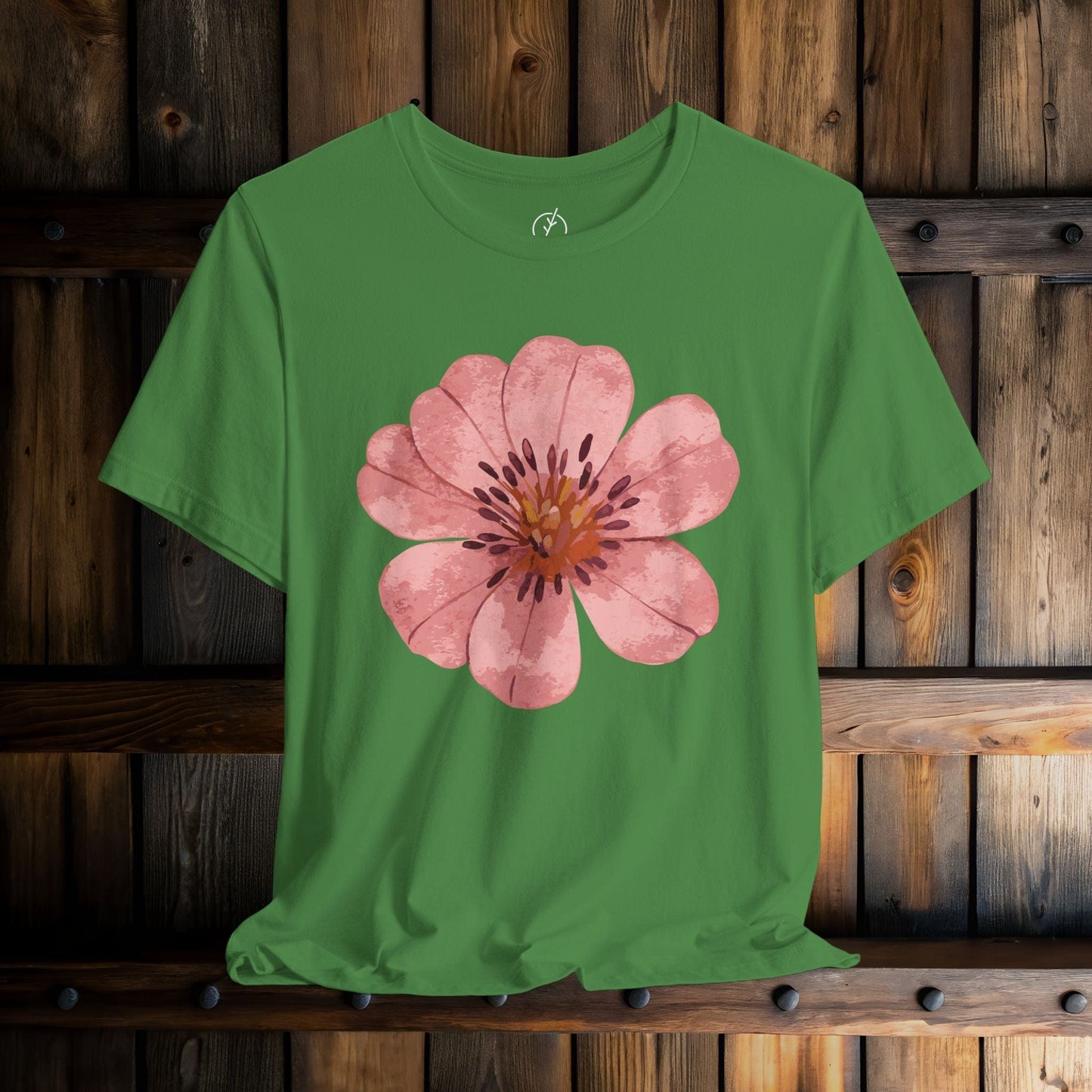 Blush Zinnia Bloom T-Shirt